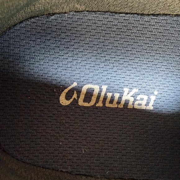 OluKai Gray Textile Slip-On Loafers Size 7 - Picture 6 of 13